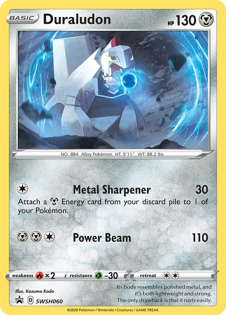 Sword & Shield Promo's Holo Duraludon #60